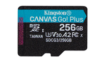 [8648739000] Kingston Canvas Go! Plus - 256 GB - MicroSD - Class 10 - UHS-I - 170 MB/s - 90 MB/s