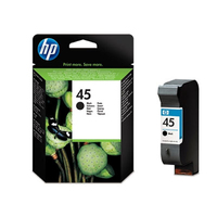 HP 45 - Original - Tinte auf Pigmentbasis - Schwarz - HP - HP DeskJet 1100/1120/1220/1280/1600/6122/815/855/870/882/895/930/950/980/990 - HP PhotoSmart... - 1 Stück(e)