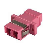 [5566292000] Lindy Fiber Optic Coupler LC - LC - Pink