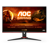 AOC G2 24G2SPAE/BK - 60.5 cm (23.8") - 1920 x 1080 pixels - Full HD - LED - 1 ms - Black - Red
