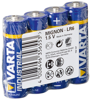 [2513484000] Varta Batterie Industrial Aa Mignon Lr6 Al 4006 Ind. Fol.4 - Battery - Mignon (AA)