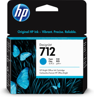 [9080073000] HP 712 Cyan DesignJet Druckerpatrone - 29 ml - Standardertrag - Tinte auf Farbstoffbasis - 27 ml - 1 Stück(e) - Einzelpackung