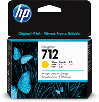 [9080074000] HP 712 29-ml Yellow DesignJet Ink Cartridge - Standard Yield - Dye-based ink - 29 ml - 1 pc(s) - Single pack