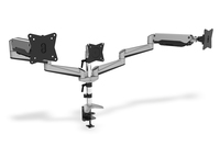 [5359842000] DIGITUS Universal Triple Monitor Table Mount with Gas Spring and clamp mount