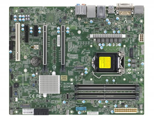 [8915662000] Supermicro X12SAE - Intel - LGA 1200 - Intel Celeron E - Intel® Core™ i3 - Intel Core i5 - Intel Core i7 - Intel Core i9 - Intel®... - DDR4-SDRAM - 128 GB - DIMM