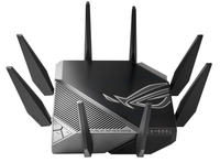 [12598453000] ASUS GT-AXE11000 - Wi-Fi 6 (802.11ax) - Tri-band (2.4 GHz / 5 GHz / 6 GHz) - Ethernet LAN - Black - Tabletop router