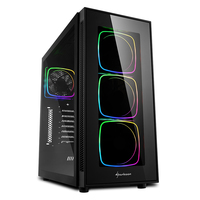 [7845233000] Sharkoon TG6 RGB - Midi Tower - PC - Black - ATX - micro ATX - Mini-ITX - 16.5 cm - 40 cm