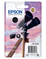 Epson Singlepack Black 502 Ink - Standardertrag - Tinte auf Pigmentbasis - 4,6 ml - 210 Seiten - 1 Stück(e)