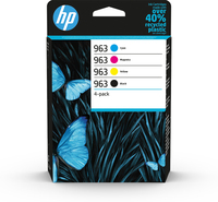 [9085313000] HP 963 4er-Pack OriginalDruckerpatronen Schwarz/Cyan/Magenta/Gelb - Tinte auf Pigmentbasis - Tinte auf Pigmentbasis - 47,86 ml - 1000 Seiten - 5 Stück(e) - Kombi-Packung