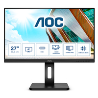 [8778730001] AOC U27P2CA - 68,6 cm (27 Zoll) - 3840 x 2160 Pixel - 4K Ultra HD - LED - 4 ms - Schwarz