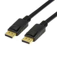 [7373871000] LogiLink CV0120 - 2 m - DisplayPort - DisplayPort - Männlich - Männlich - Schwarz