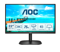 [8629776000] AOC B2 22B2H - 54,6 cm (21.5 Zoll) - 1920 x 1080 Pixel - Full HD - LED - 6,5 ms - Schwarz