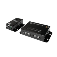 LogiLink UA0252 - USB 2.0 - USB 2.0 - 480 Mbit/s - Black - Metal - 50 m
