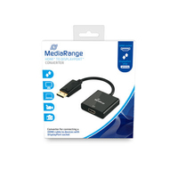 [8718916000] MEDIARANGE MRCS175 - 0,15 m - HDMI Typ A (Standard) - DisplayPort - Männlich - Weiblich - Gerade