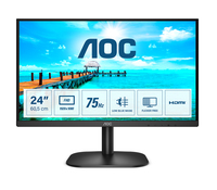 [9779754000] AOC B2 24B2XHM2 - 60,5 cm (23.8 Zoll) - 1920 x 1080 Pixel - Full HD - LCD - 4 ms - Schwarz