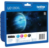 [1819826000] Brother LC-1280XLVALBPDR - Original - Pigment-based ink - Black,Cyan,Magenta,Yellow - Multi pack - MFC-J5910DW MFC-J6510DW MFC-J6710DW MFC-J6910DW - 4 pc(s)