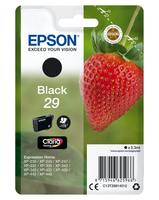 [5172631000] Epson Strawberry Singlepack Black 29 Claria Home Ink - Standardertrag - Tinte auf Pigmentbasis - 5,3 ml - 175 Seiten - 1 Stück(e)