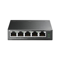 [9303704000] TP-LINK TL-SG1005LP - Unmanaged - Gigabit Ethernet (10/100/1000) - Power over Ethernet (PoE) - Wall mountable