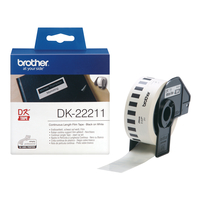 [151338000] Brother White Continuous Film Tape - Black on white - 1 pc(s) - DK - Black - White - Direct thermal - Brother