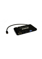 PORT Designs 901906 - USB 3.2 Gen 1 (3.1 Gen 1) Type-C - HDMI,RJ-45,USB 3.2 Gen 1 (3.1 Gen 1) Type-A,USB 3.2 Gen 1 (3.1 Gen 1) Type-C,VGA,mini DisplayPort - 3840 x 2160 Pixel - MMC,MicroSD (TransFlash),SD - 5000 Mbit/s - Schwarz