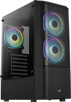 [9742429000] AEROCOOL ADVANCED TECHNOLOGIES Aerocool Quantum Mesh - Midi Tower - PC - Black - ATX - micro ATX - Mini-ITX - Acrylonitrile butadiene styrene (ABS) - SPCC - Steel - Gaming