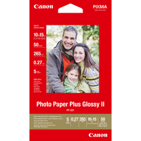 [754030000] Canon Photo Paper Plus Glossy II PP-201 A6 Foto-Papier - 275 g/m² - 100x150 mm - 50 Blatt