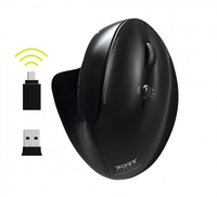[9084153002] PORT Designs Mouse Ergonomic Rechargeable Bluetooth right handed - Maus - 1.600 dpi