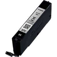 [3998157000] Canon CLI-571BK Black Ink Cartridge - Standard Yield - Pigment-based ink - 7 ml - 376 pages - 1 pc(s)