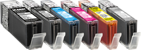 KMP C107PIXV - Pigment-based ink - Black,Cyan,Magenta,Yellow - Canon - Multi pack - PIXMA MG5750 - MG5751 - MG5752 - MG5753 PIXMA MG6850 - MG6851 - MG6852 - MG6853 PIXMA MG7750 - MG7751,... - 22 ml