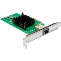 [14004444000] Inter-Tech ST-7267 - PCIe - RJ-45 - PCI 2.0 - Green - Silver - PC - Passive