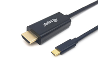 [14433216000] Equip USB-C auf HDMI Kabel - M/M - 1.0m - 4K/30Hz - 1 m - USB Typ-C - HDMI Typ A (Standard) - Männlich - Männlich - Gerade
