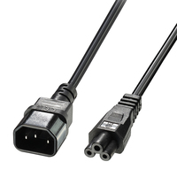 [6372417000] Lindy 3m IEC C14 to IEC C5 Extension Cable - 3 m - C14 coupler - C5 coupler