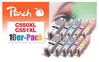 Peach PI100-310 - Tinte auf Pigmentbasis - 23 ml - 13 ml - 510 Seiten - Multipack