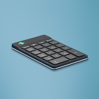 [14403239000] R-Go Numpad Break  - numeric keypad - bluetooth - black - Bluetooth - Universal - 1.5 m - Black