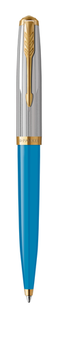 [13774635000] Parker Kugelschreiber 51 Premium Turquoise G.C. M Schwarz