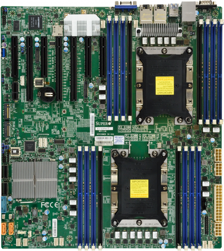 Supermicro X11DPH-I - Intel - LGA 3647 (Socket P) - 10,4 GT/s - 205 W - DDR4-SDRAM - 2048 GB