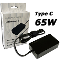 [11965318000] LC-Power LC-NB-PRO-65-C - Notebook - Indoor - 110-240 V - 50-60 Hz - 65 W - 5 - 9 - 12 - 15 - 20 V