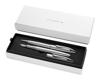 [15010447000] Pelikan Jazz Noble Elegance - Silver - 2 pc(s) - Ballpoint pen + Fountain pen