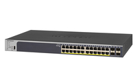 Netgear GS728TPP - Managed - L2/L3/L4 - Gigabit Ethernet (10/100/1000) - Power over Ethernet (PoE) - Rack mounting - 1U