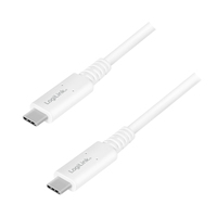 [13115541000] LogiLink CU0180 - 0,8 m - USB C - USB C - 40000 Mbit/s - Weiß