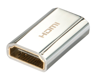 [2865037000] Lindy HDMI Adapter Coupler type A - HDMI Type A (Standard) - HDMI Type A (Standard) - Metallic