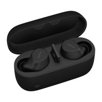 [14970123000] Jabra Evolve2 Buds - USB-A MS Wireless Charging Pad - True Wireless Stereo (TWS) - Calls/Music - 5.4 g - Headset - Black