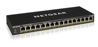 [8009082000] Netgear GS316PP - Unmanaged - Gigabit Ethernet (10/100/1000) - Full duplex - Power over Ethernet (PoE) - Rack mounting - Wall mountable