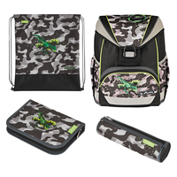 [14976323000] Herlitz UltraLight Plus Camo Dragon - Pencil pouch - Sporttasche - Federmäppchen - Schultasche - Junge - Weiterführende & Grundschule - Rucksack - 15 l - Fronttasche - Seitentasche