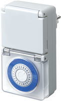 [5829762000] Brennenstuhl MMZ 44 - Weekly timer - Blue,White - Analog - Rotary - 15 min - IP44