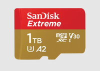 [13707565000] SanDisk Extreme - 1024 GB - MicroSDXC - Klasse 3 - UHS-I - 190 MB/s - Class 1 (U1)