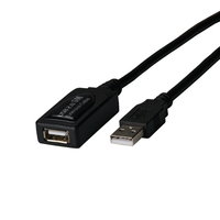 [543719001] EFB Elektronik K5263.5V3 - 5 m - USB A - USB A - Schwarz