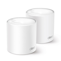 TP-LINK AX3000 Whole Home Mesh WiFi 6 System - White - Internal - CE: <20 dBm (2.4 GHz) <23 dBm (5 GHz) FCC: <30 dBm (2.4 GHz) <30 dBm (5 GHz) - 0 - 40 °C - -40 - 70 °C - 10 - 90%