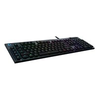 [7726984000] Logitech G G815 LIGHTSYNC RGB Mechanical Gaming Keyboard - GL Tactile - Full-size (100%) - USB - Mechanical - QWERTY - Carbon