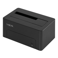 [6576704000] LogiLink QP0027 - HDD - SSD - SATA - Serial ATA II - Serial ATA III - 2.5,3.5 Zoll - USB 3.2 Gen 2 (3.1 Gen 2) Type-C - 10 Gbit/s - Schwarz